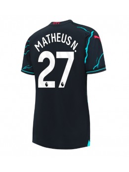 Ženski Nogometna dresi replika Manchester City Matheus Nunes #27 Tretji 2023-24 Kratek rokav